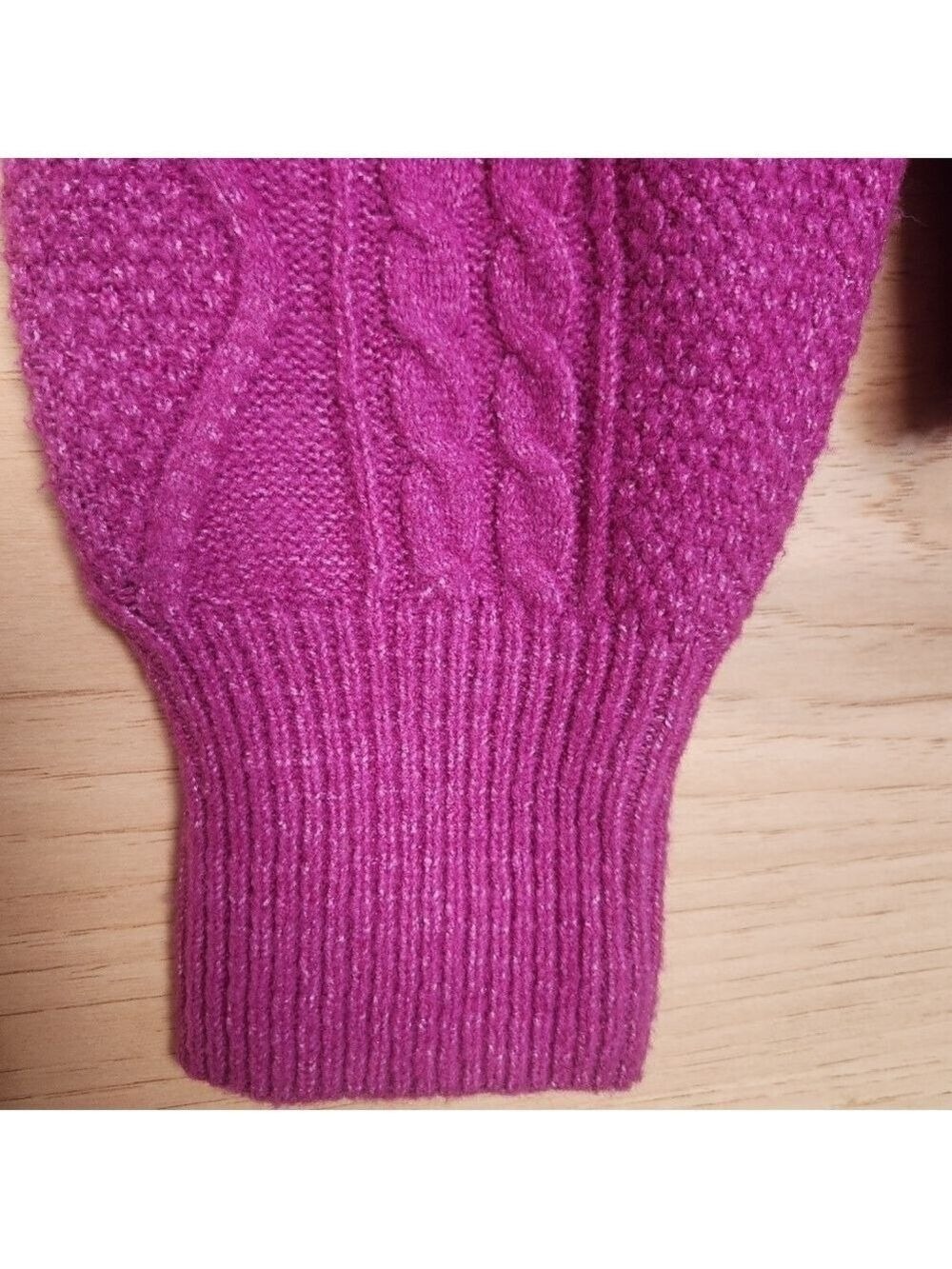 PINK ROSE VIOLET MAGNETA LIGHTWEIGHT SQUARE NECK SWEATER NWT - Picture 8 of 11